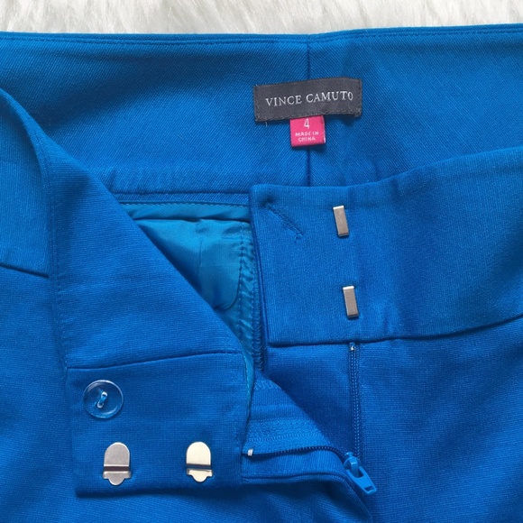 Vince Camuto Peacock Blue Pants Size 4 - Picture 7 of 10
